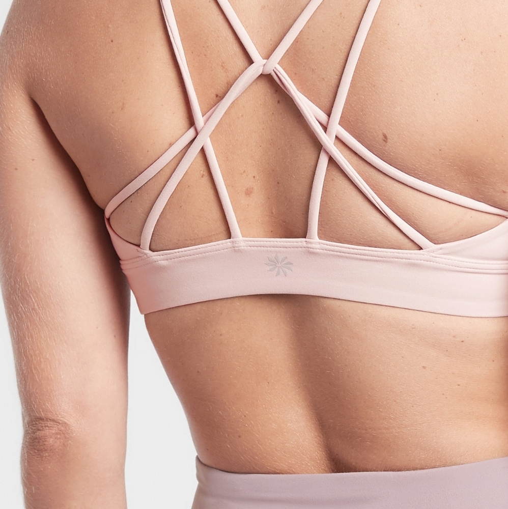 NWT Athleta A-C Solace Bra XS orchid pink